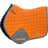 Schockemöhle Tapis de Selle Power Logo de Saut Orange/gris