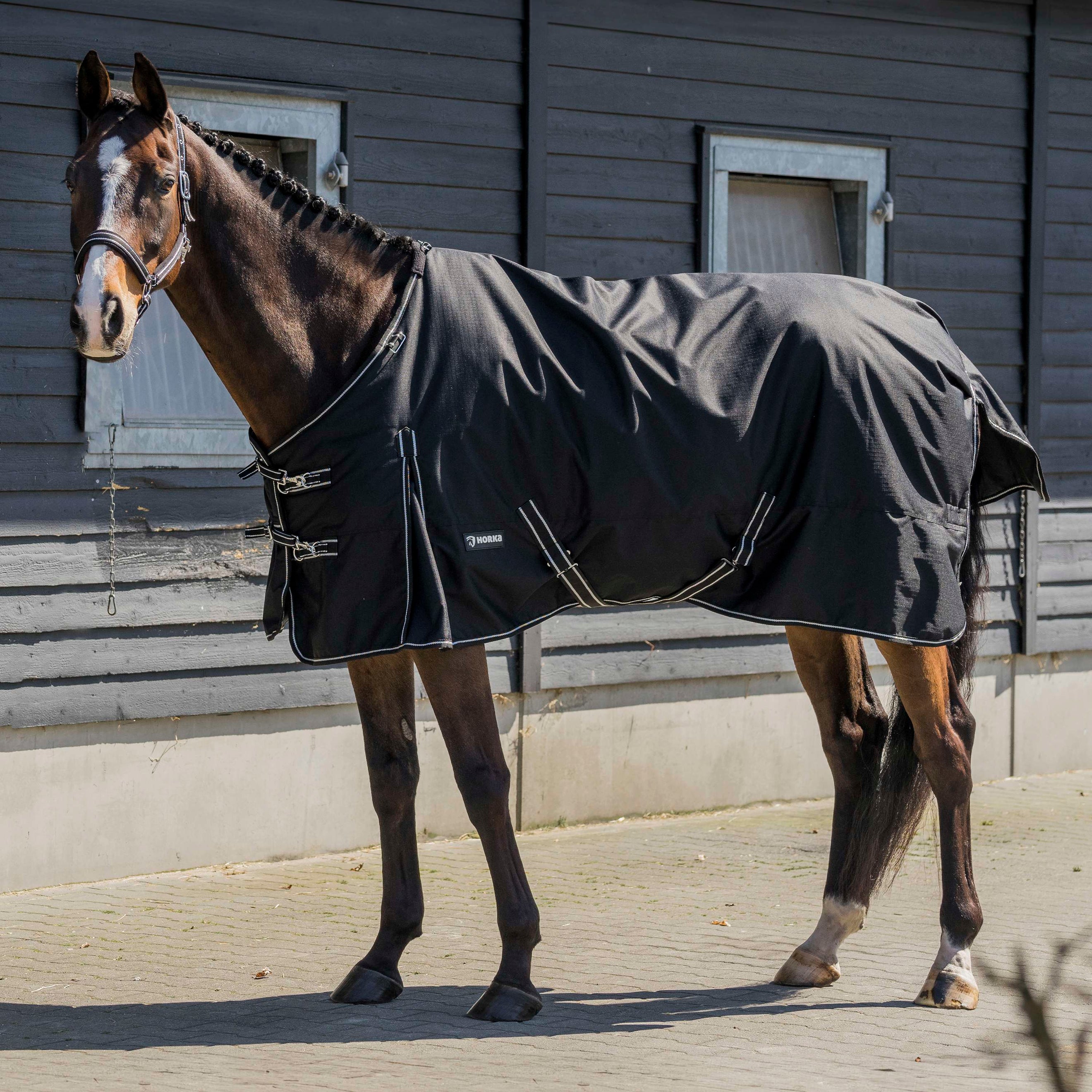 HORKA Couverture d'Extérieur Dime 600D 200g Noir