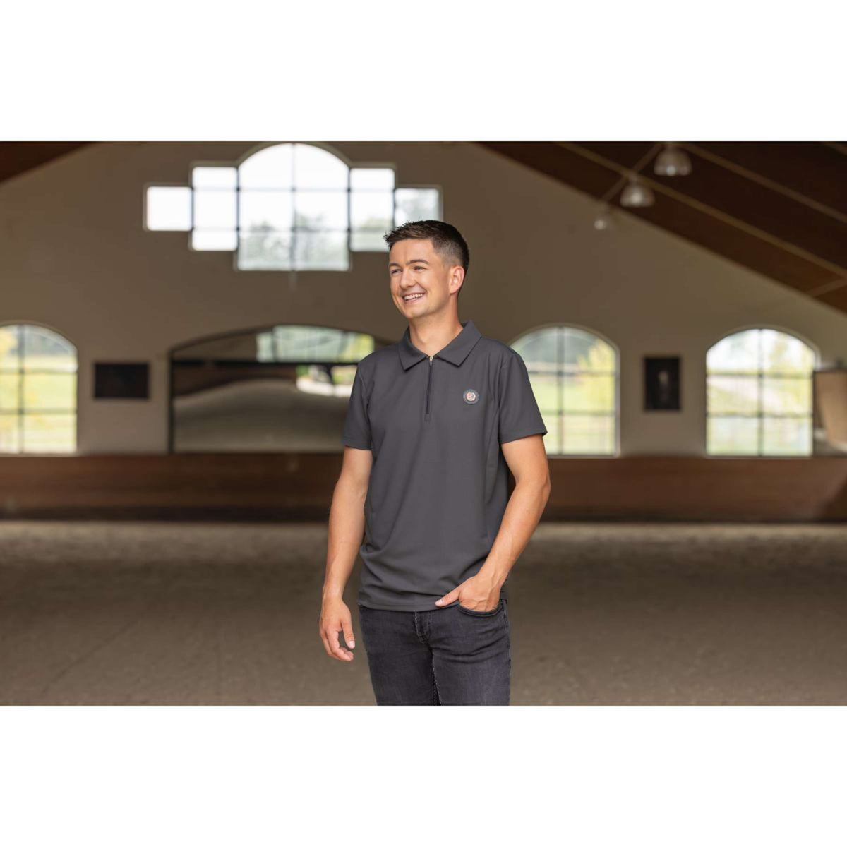 Covalliero Polo Anniversary Hommes Graphite