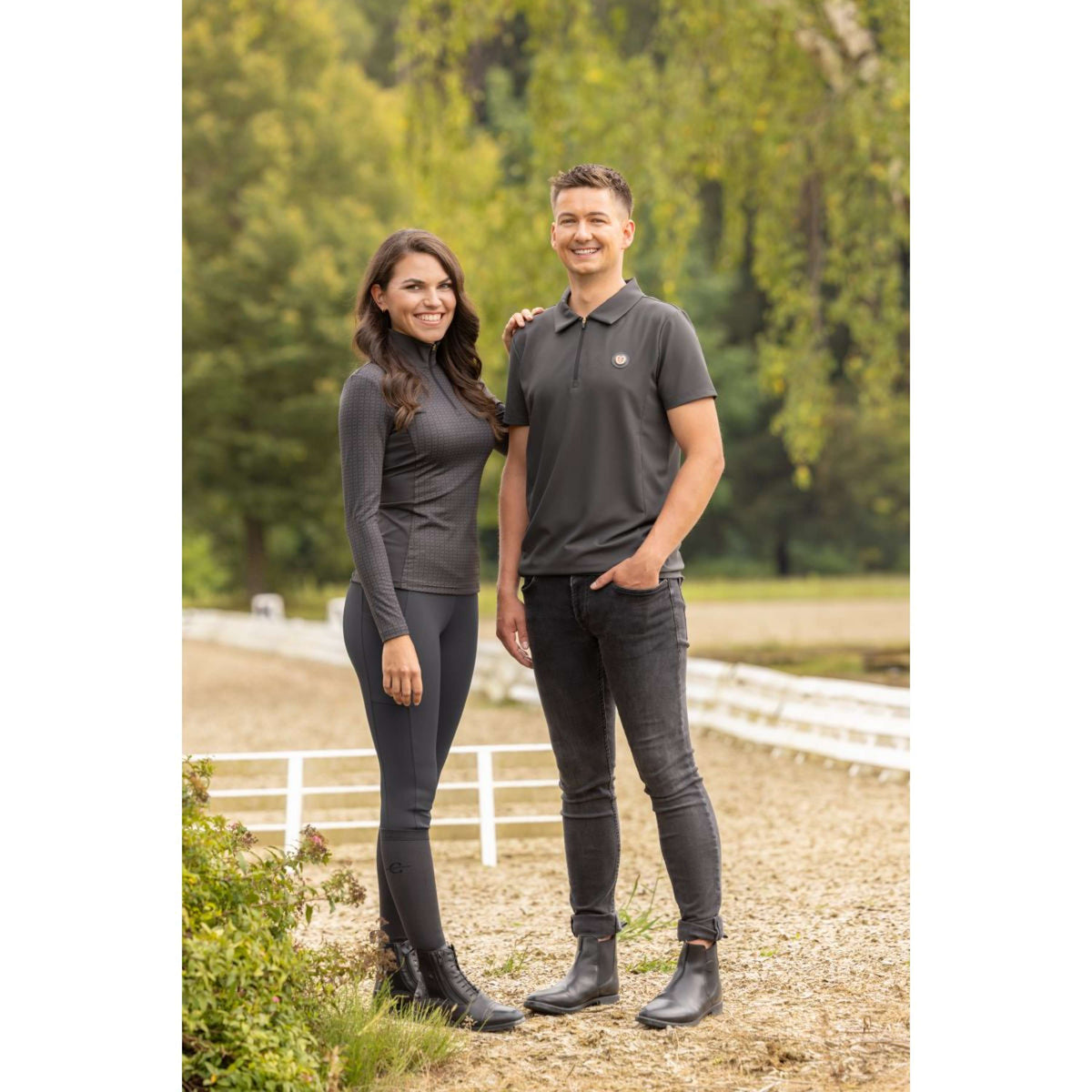 Covalliero Polo Anniversary Hommes Graphite