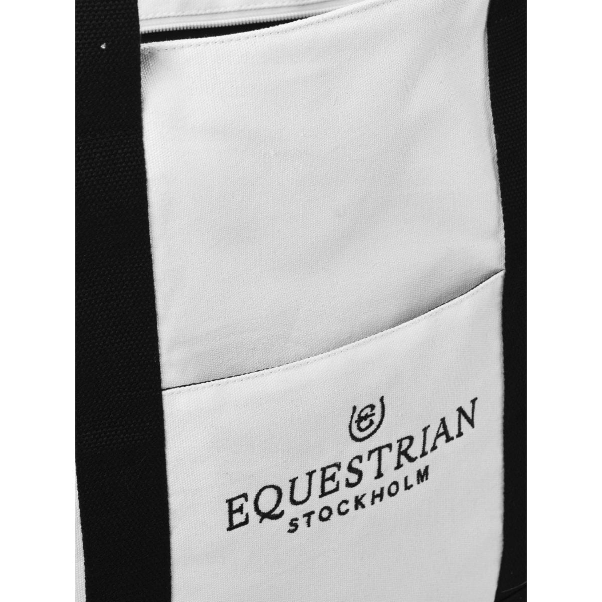 Equestrian Stockholm Tote Bag Blanc
