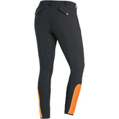 Schockemöhle Pantalon d'Équitation Equinox Hero Messieurs Full Grip Gris/Orange