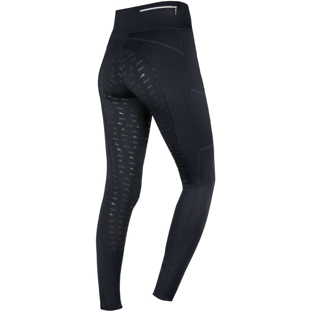 Schockemöhle Legging d'Équitation Equinox Pocket Full Grip Ocean