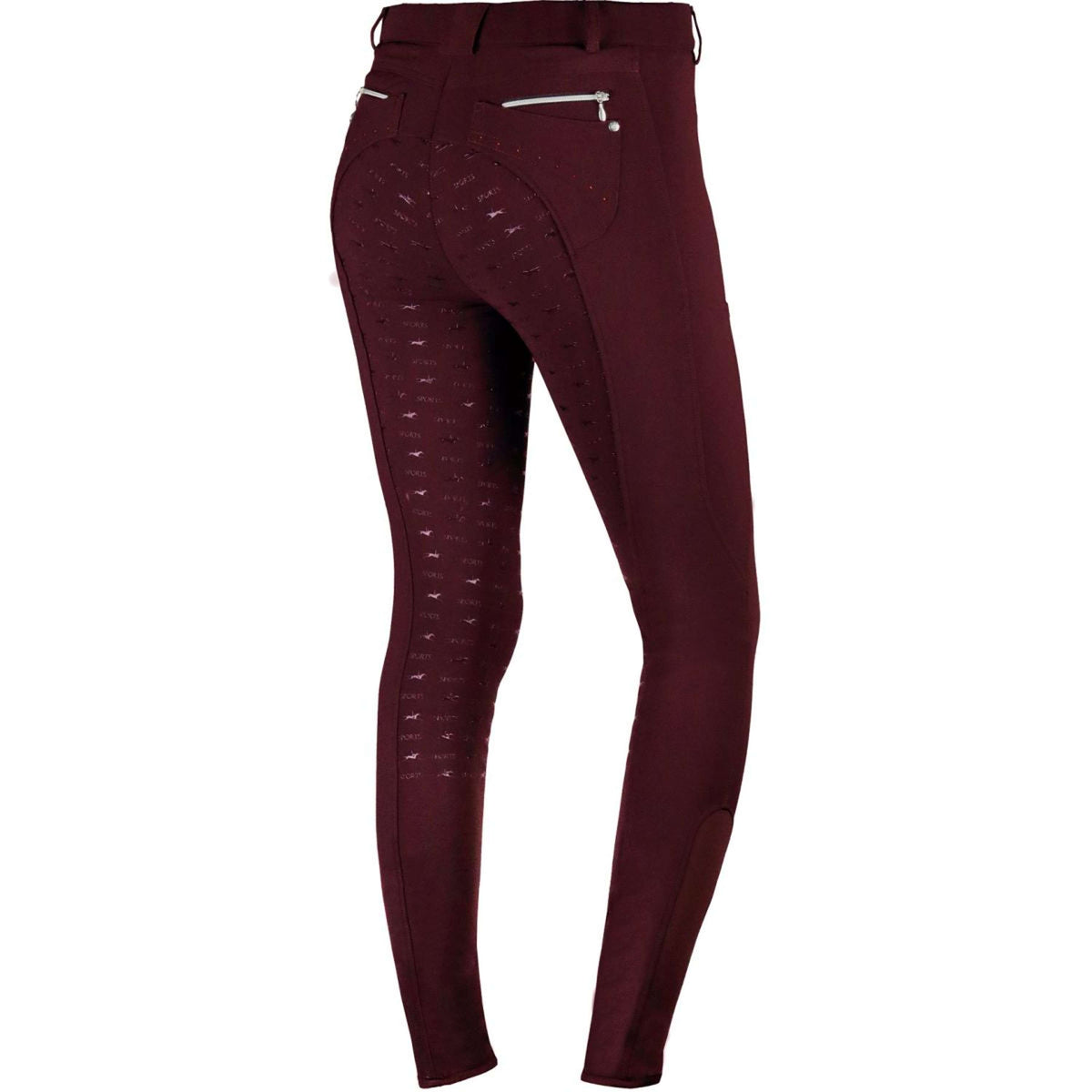 Schockemöhle Pantalon d'Équitation Victory Full Grip Cassis