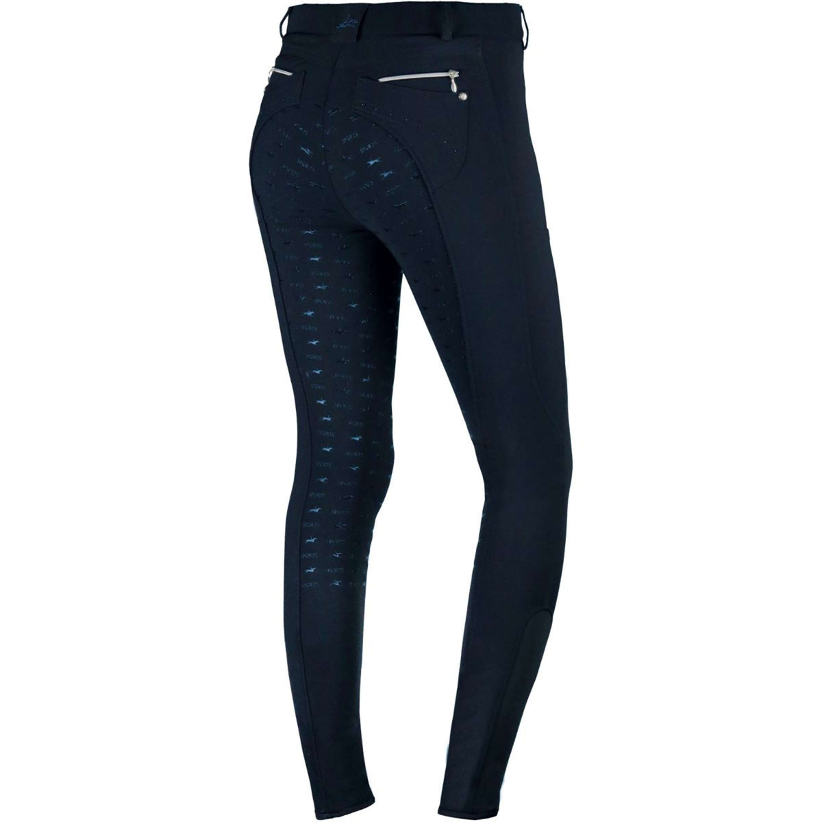 Schockemöhle Pantalon d'Équitation Victory Full Grip Midnight/Bleu