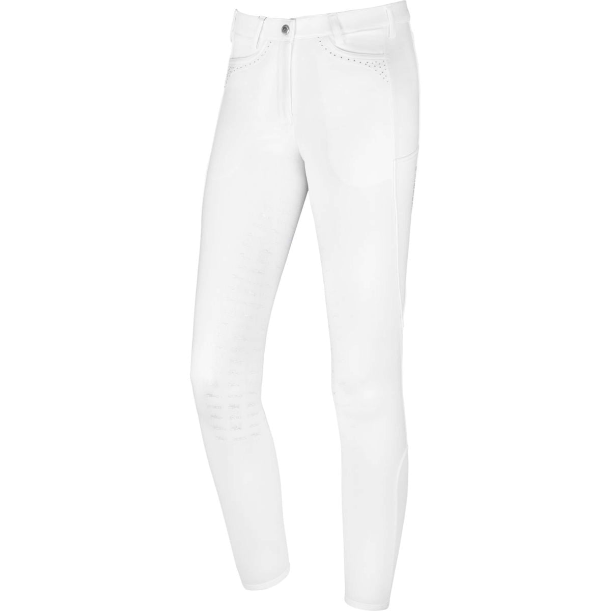 Schockemöhle Pantalon d'Équitation Victory Full Grip Blanc