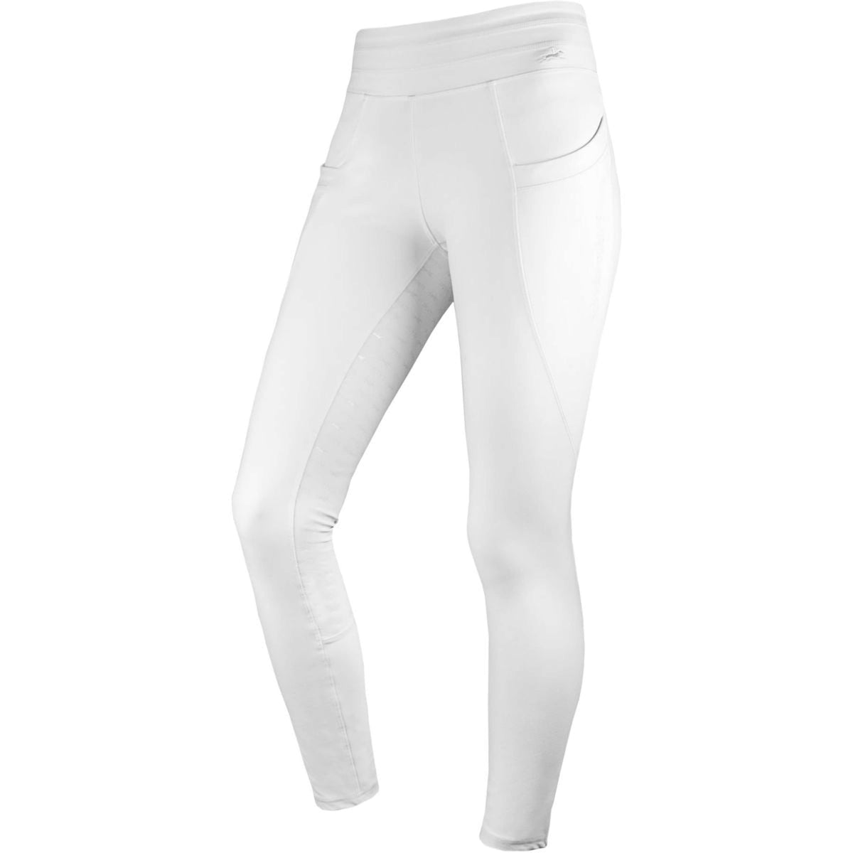 Schockemöhle Legging d'Équitation Equinox Cooling Full Grip Blanc