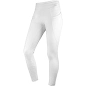 Schockemöhle Legging d'Équitation Equinox Cooling Full Grip Blanc