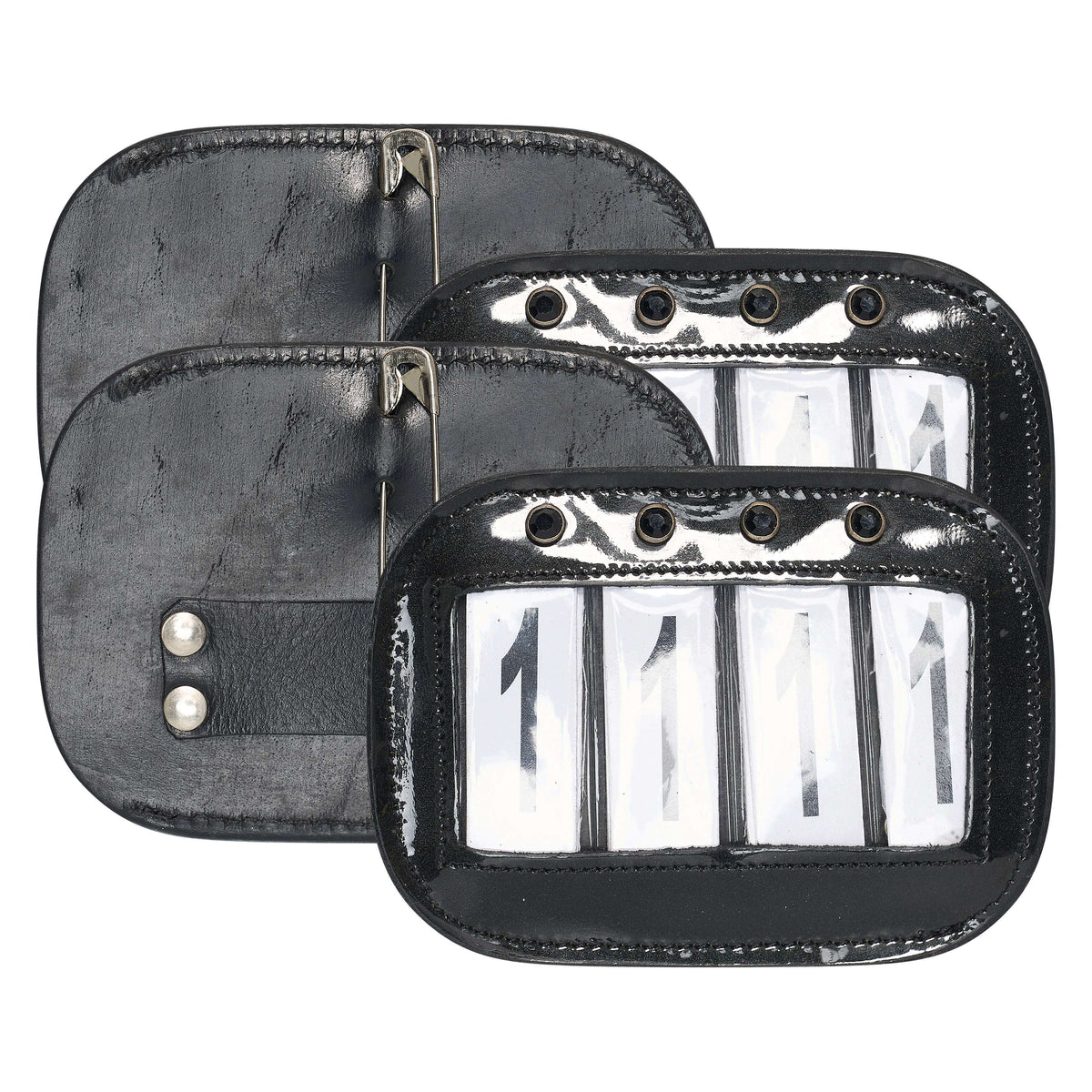 Imperial Riding Numéros de Concours IHRSquare Shiny Black