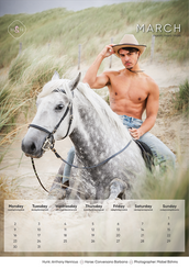 Horse and Hunk Calendrier 2026