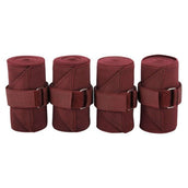 Harry's Horse Bandages Élastique avec Fleece Bordeaux