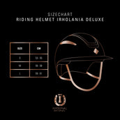 Imperial Riding Bombe IRHOlania Deluxe Big Visor Marine/Rosegold