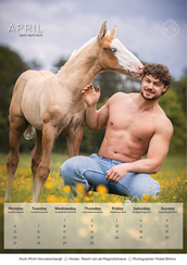Horse and Hunk Calendrier 2026