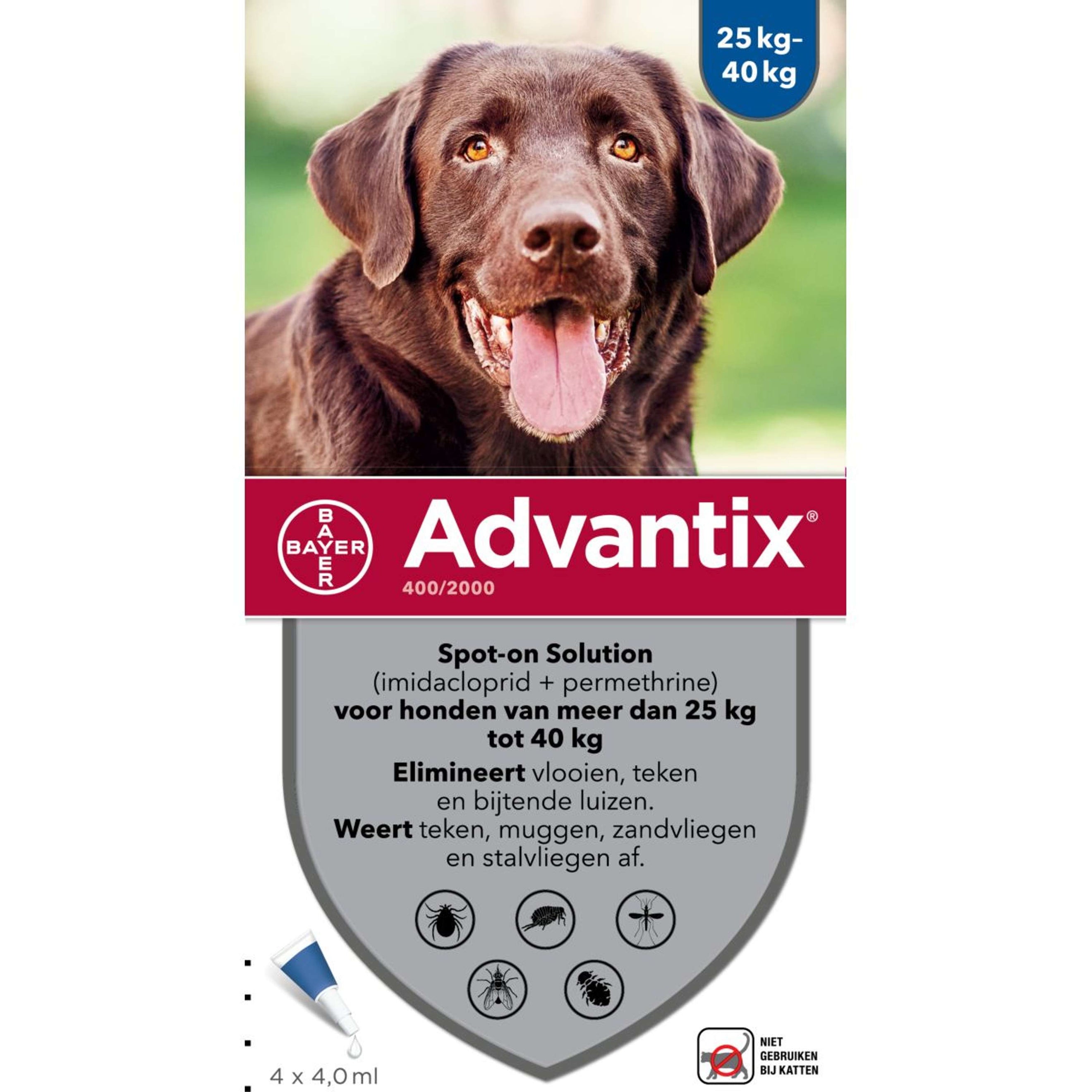 Advantix 400/2000 Spot-On Chien 25-40kg