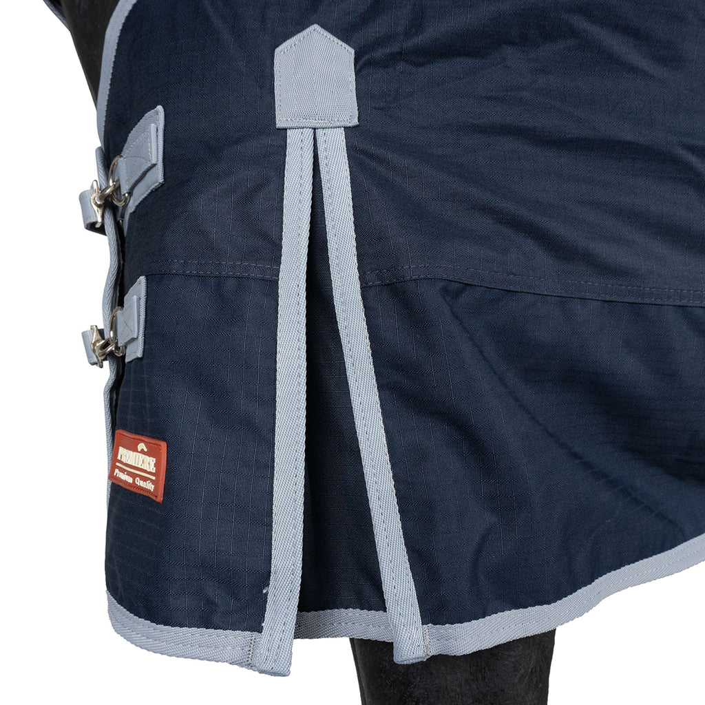 Premiere Couverture Imperméable All Year 600D 0g Fleece avec Couvre-cou Dress Blue