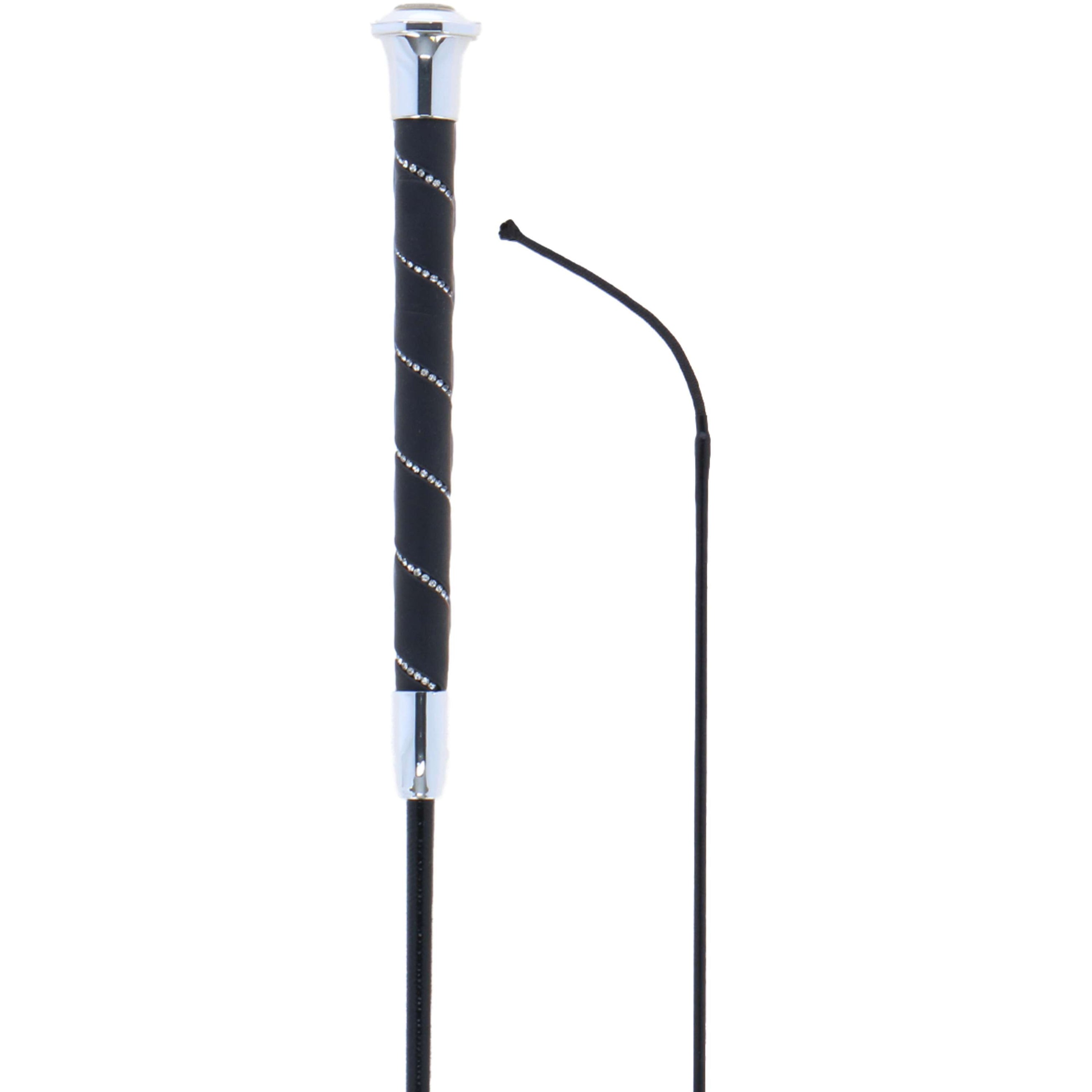 BR Cravache de Dressage Orion Noir/Argent BR Cravache de Dressage Orion Noir/Argent