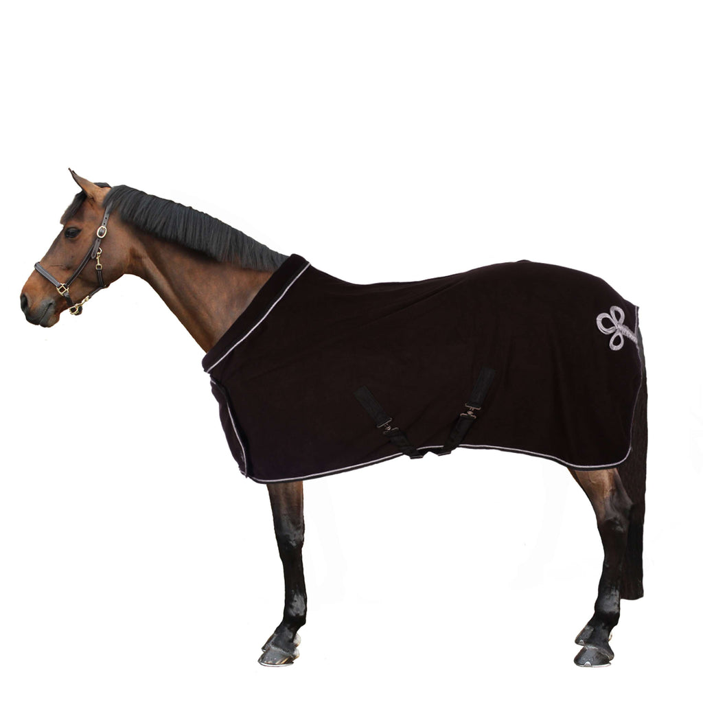 HKM Couverture Polaire avec Col Noir