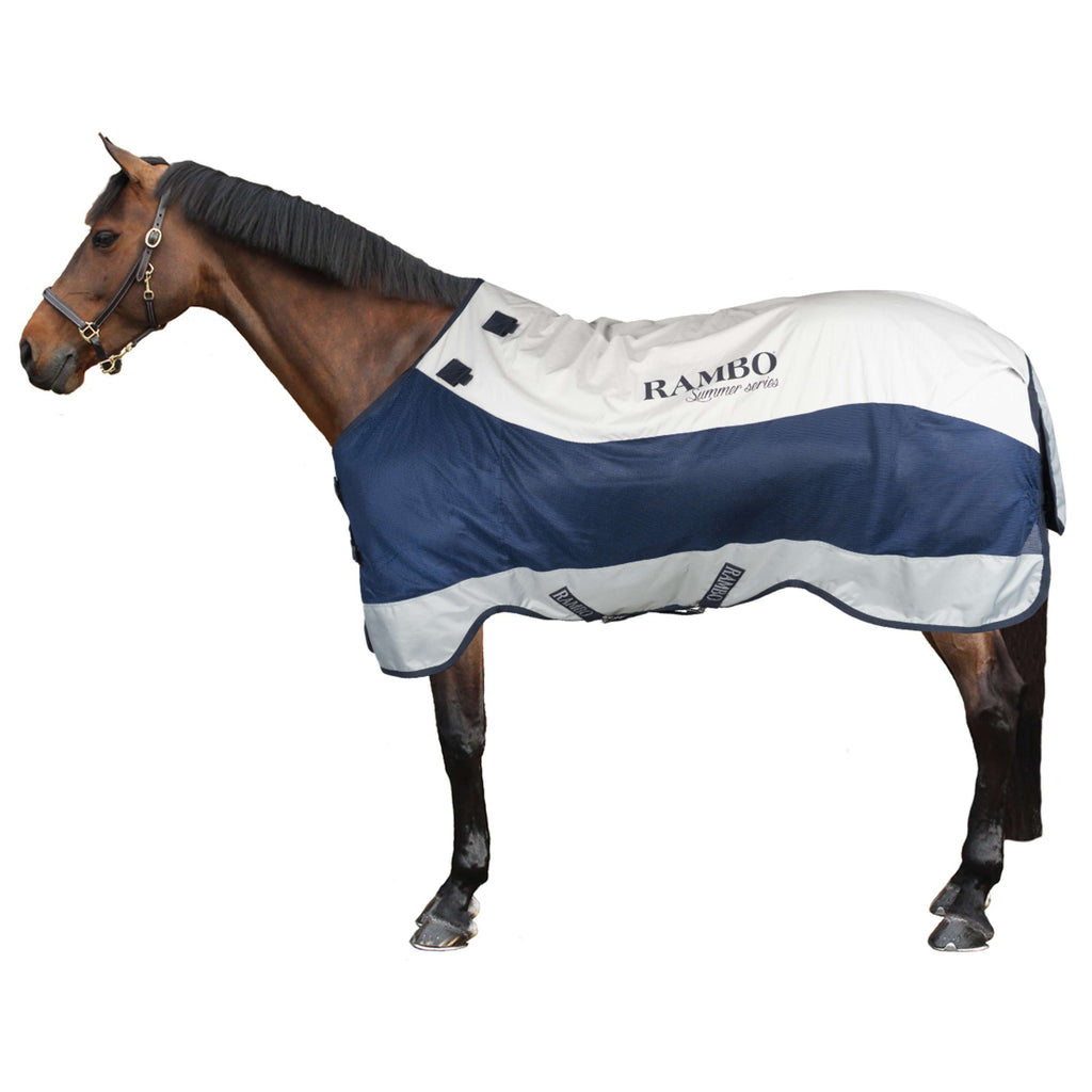 Rambo Chemise Turnout 0g Summer Series Marine/Gris