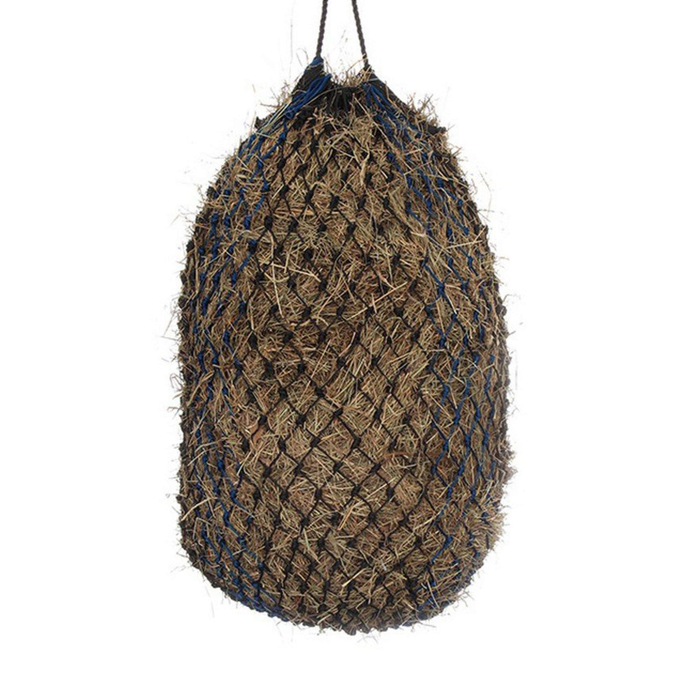 Shires Filet à Foin Deluxe Noir/Bleu Shires Filet à Foin Deluxe Noir/Bleu