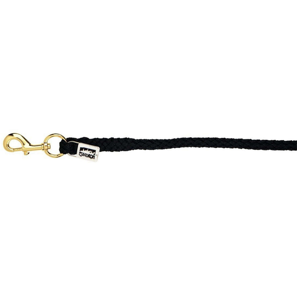 Eskadron Corde pour Licol Classic Laiton Mousqueton Noir