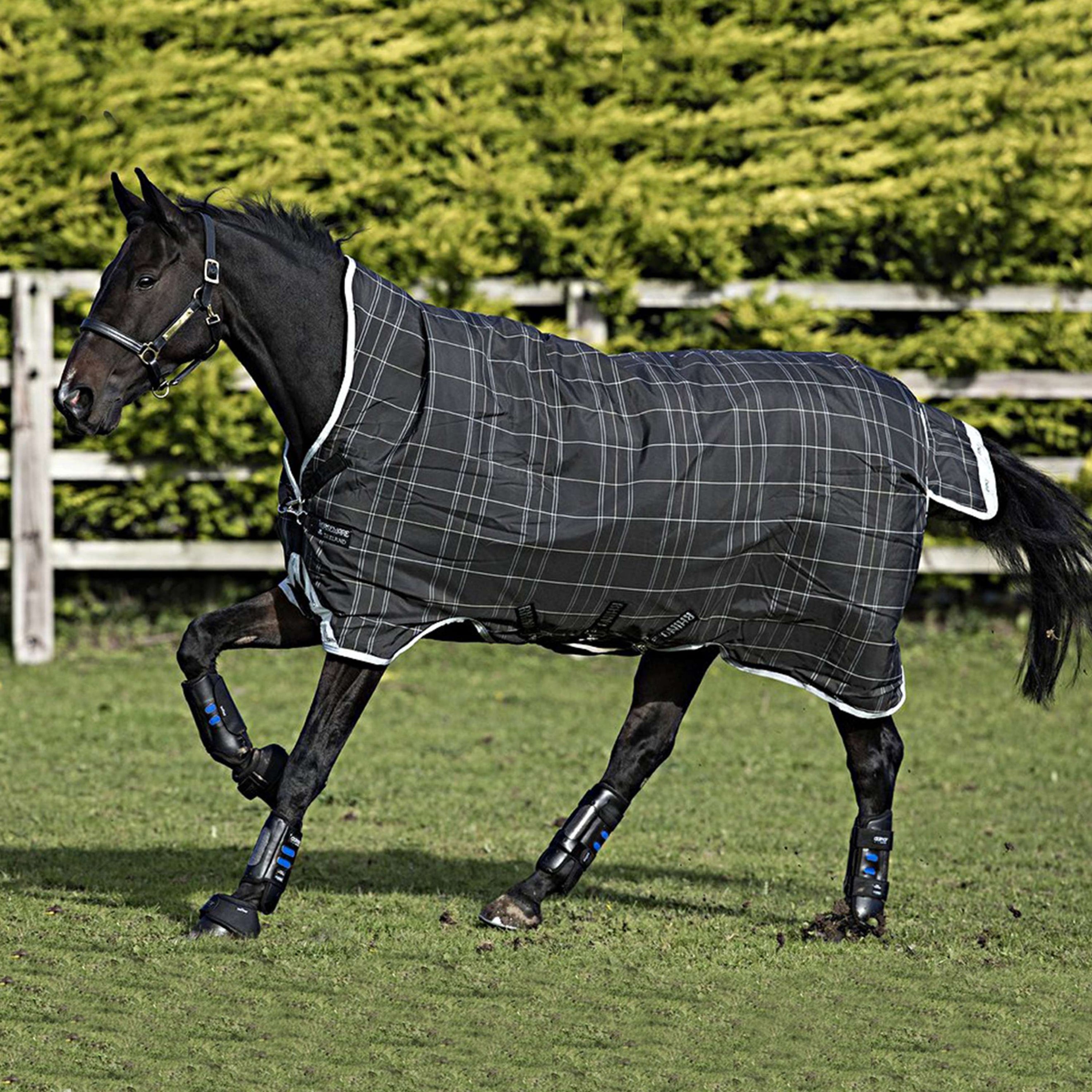 Rhino Wug Turnout Heavy Varilayer 450g Noir/Gris/Blanc à carreaux et Gris