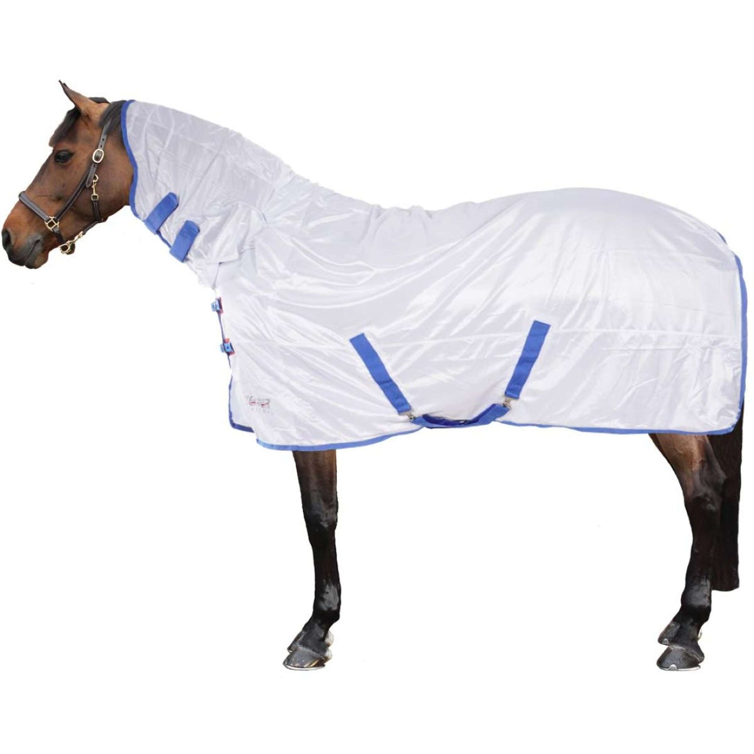Tempest Original by Shires Couverture Anti-Mouches Fly Combo Blanc