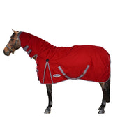 Weatherbeeta Couverture d'Hiver Comfitec Classic Combo Neck Medium/Lite 600D 100g Rouge/Argent/Navy