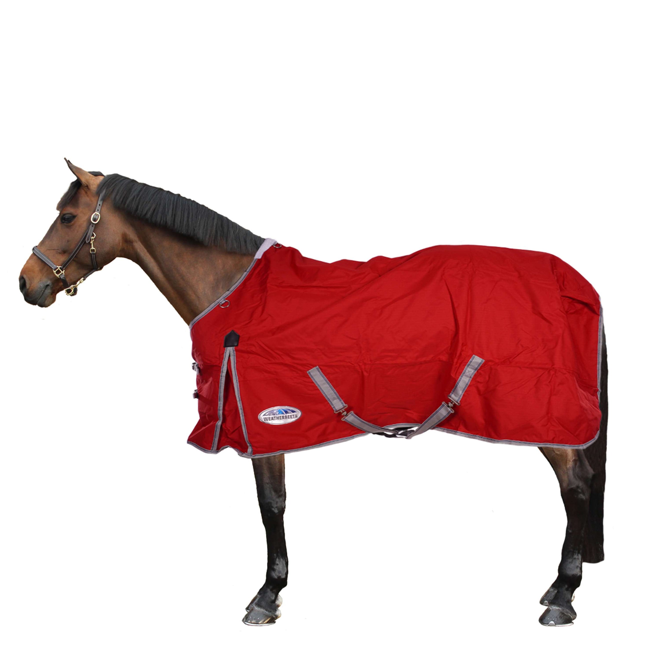 Weatherbeeta Lite Turnout Rug Comfitec Classic Support Cou 0g Red/Silver/Navy