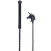 Dublin Cravache de Saut Glitter Unicorn Noir