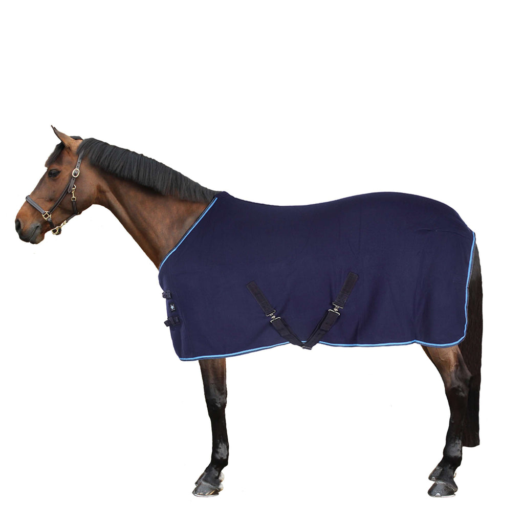 Riding World Couverture Polaire Polar Fleece avec Sursangles Croisées