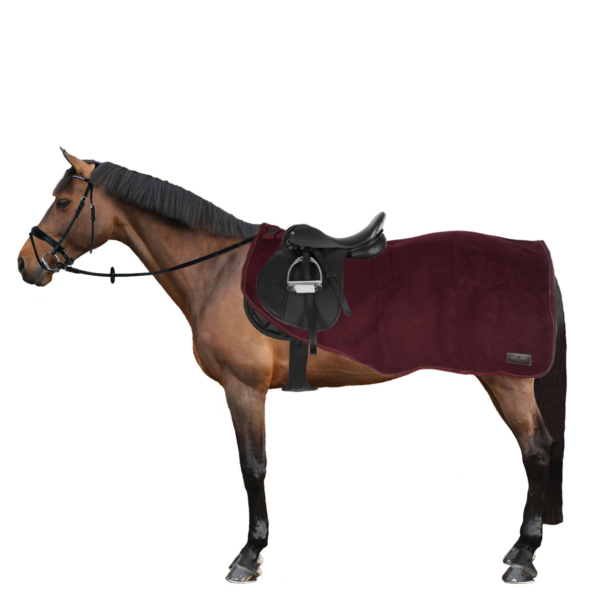 Kentucky Couvre-reins Heavy Fleece Bordeaux