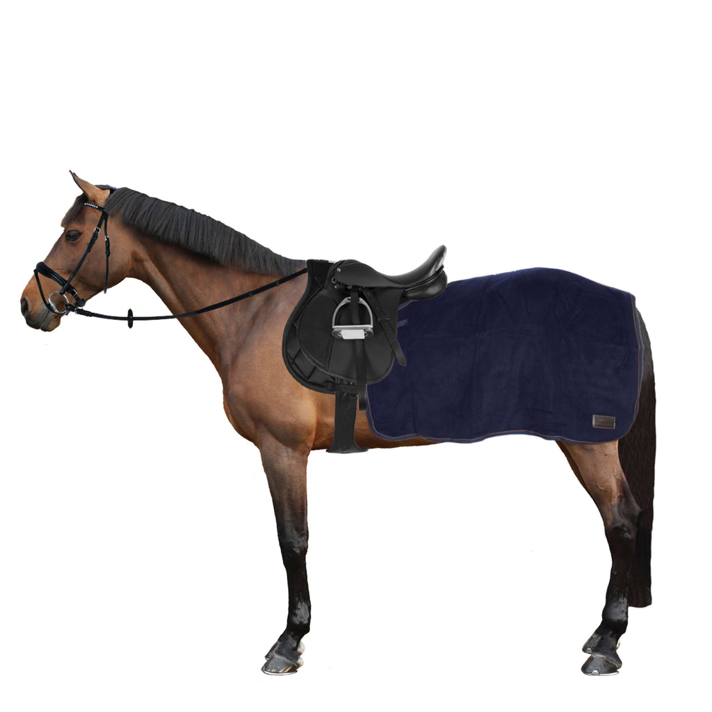 Kentucky Couvre-reins Carré Heavy Fleece Marin