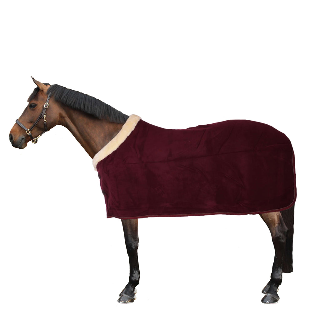 Kentucky Couvertures Anti-Transpiration Show Fleece Heavy Bordeaux