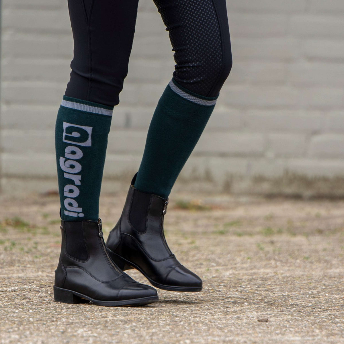 Agradi Horse Chaussettes Green Woods