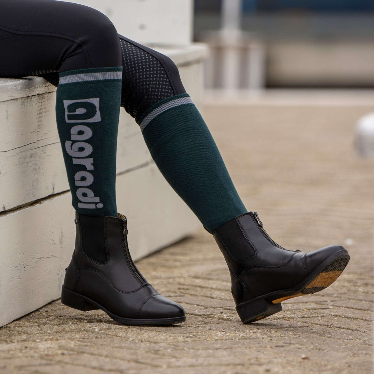 Agradi Horse Chaussettes Green Woods