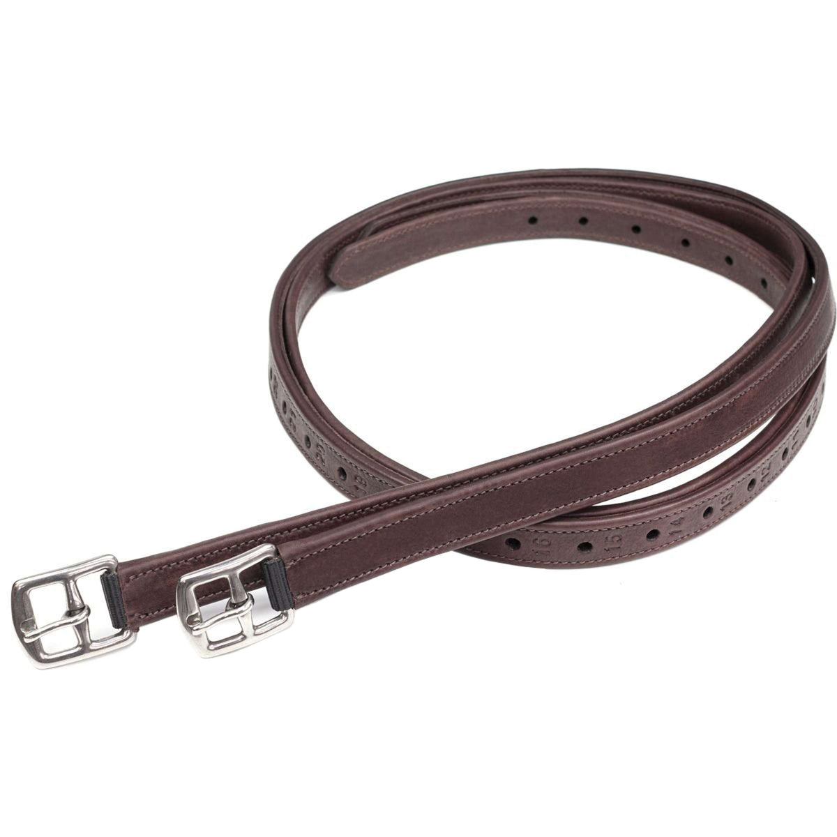 Equiline Etrivières Cuir 1 Paire Marron