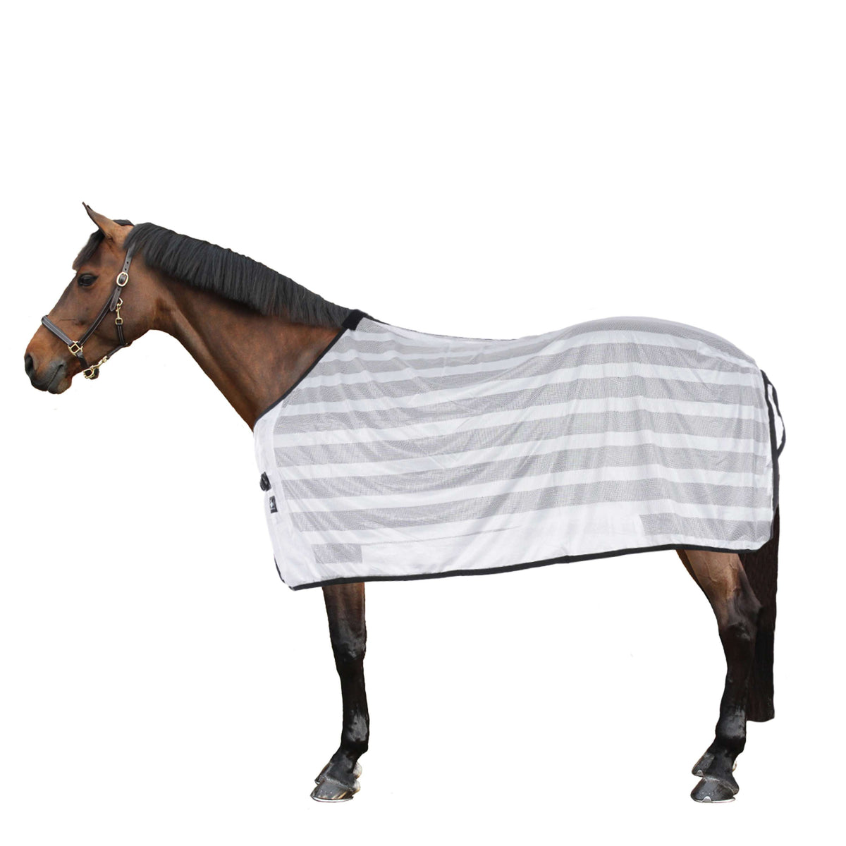 Riding World Couverture Anti-Mouches Mesh Blanc