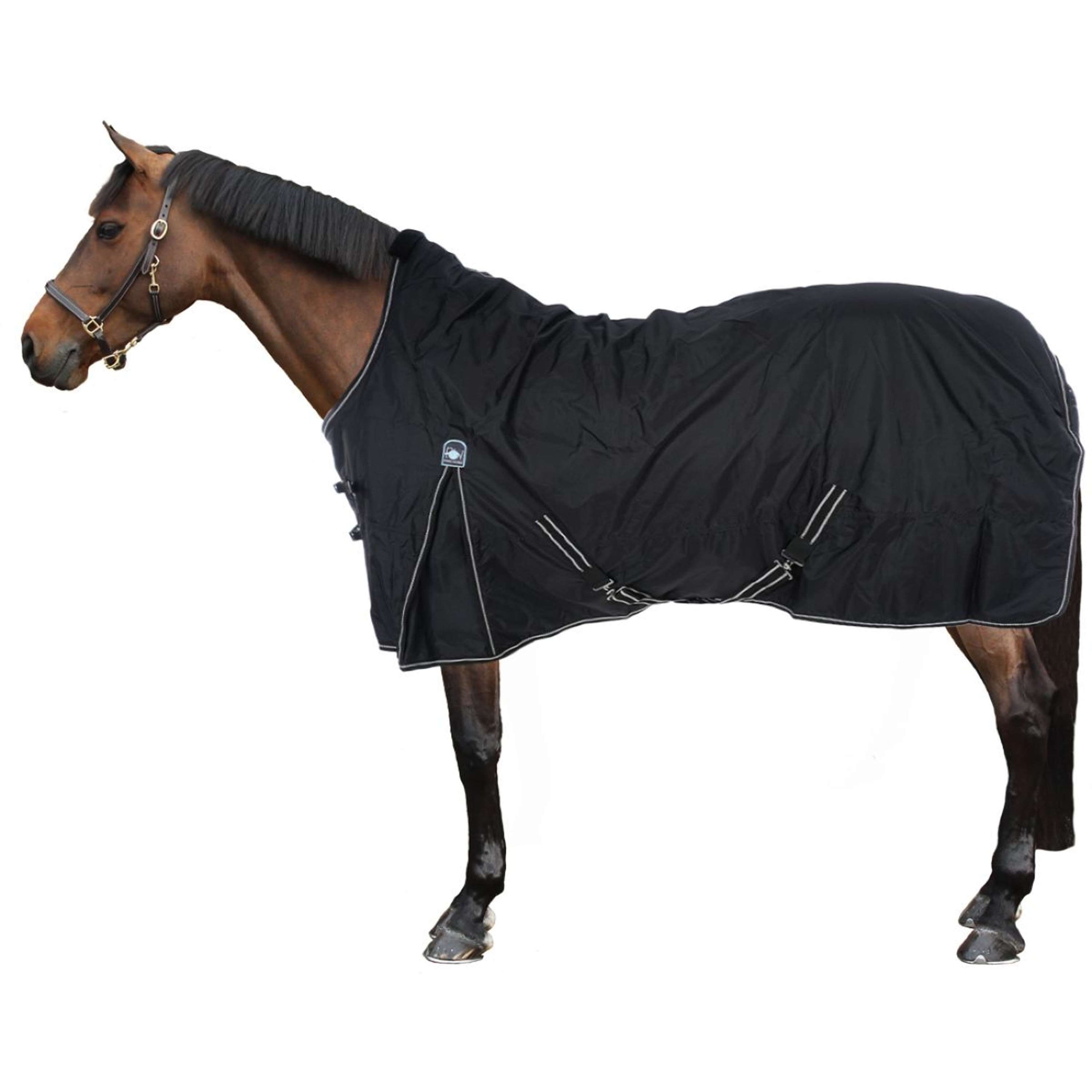 Riding World Couverture Imperméable Oxford 300D Fleece Doublure 0g Noir