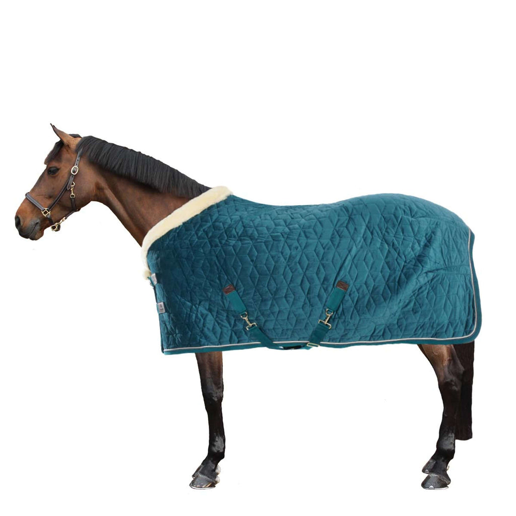 Kentucky Couverture de Concours velours 160g Émeraude