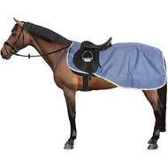 EQUITHÈME Couvre-reins Tyrex 600D Recyclé Fleece Bleu