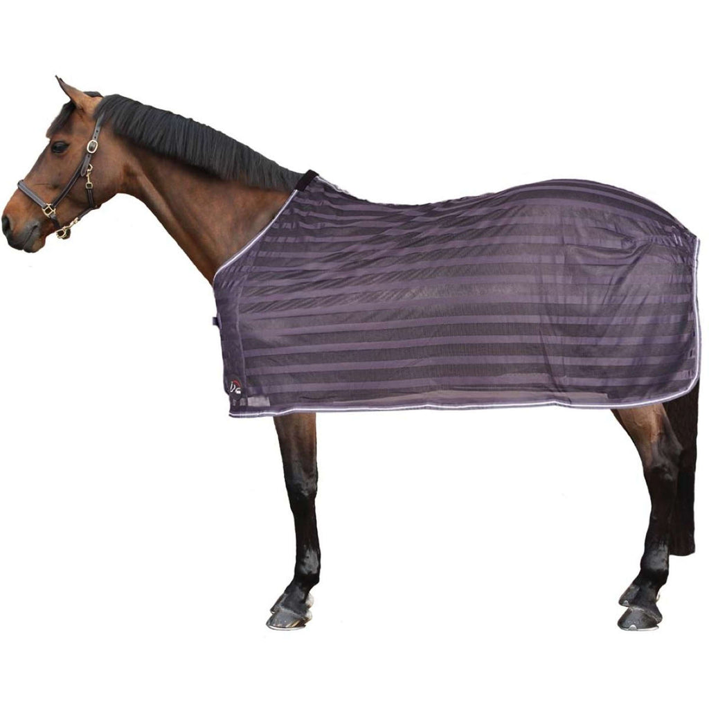 HKM Couverture Anti-Mouches Bleu Foncé/Gris