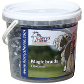 Harry's Horse Petits Élastiques Magic Braids Pot Argent