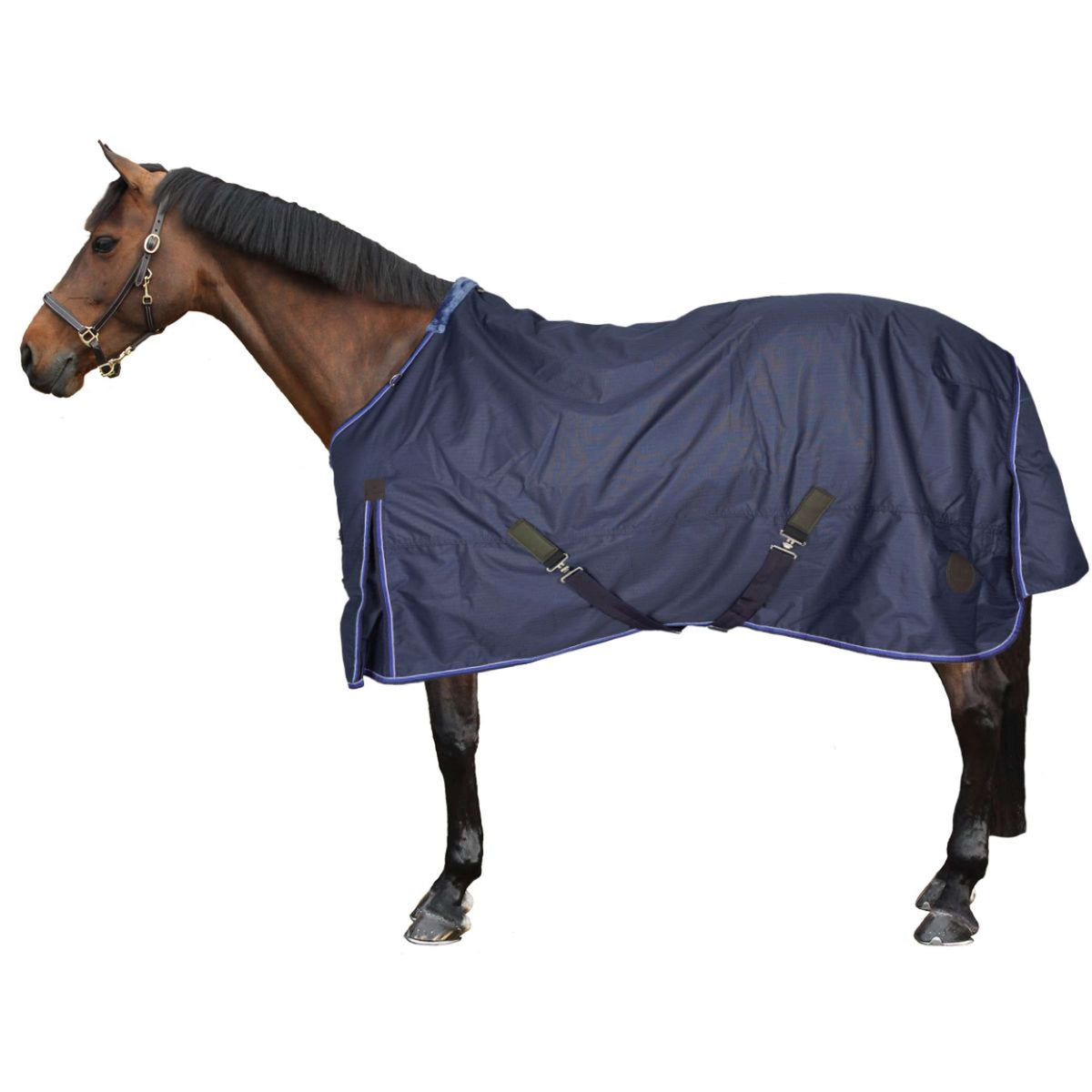 EQUITHÈME Couverture Imperméable Classic 1200D 50g Marin