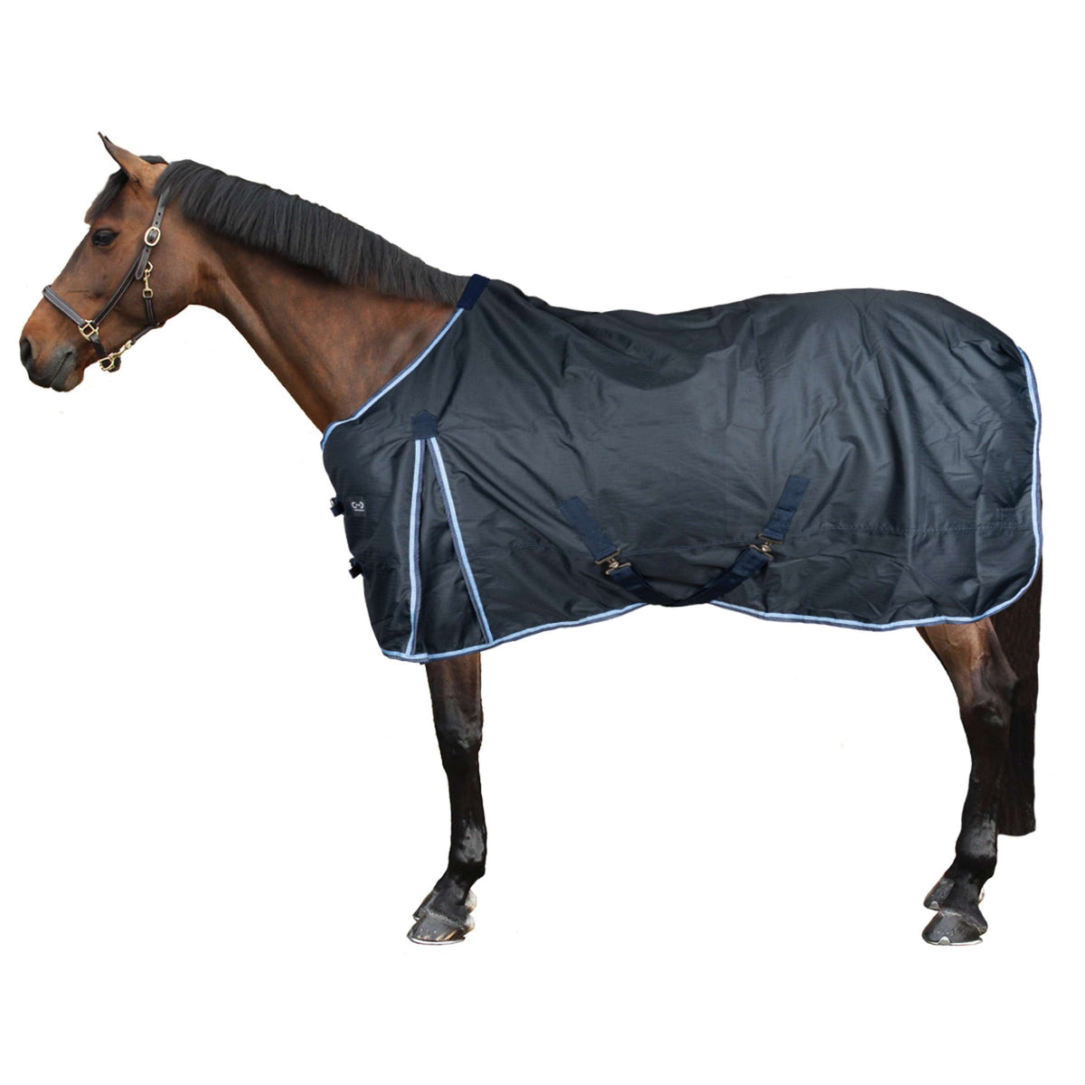 Riding World Couverture d'Extérieur Eco 600D 50g Marin