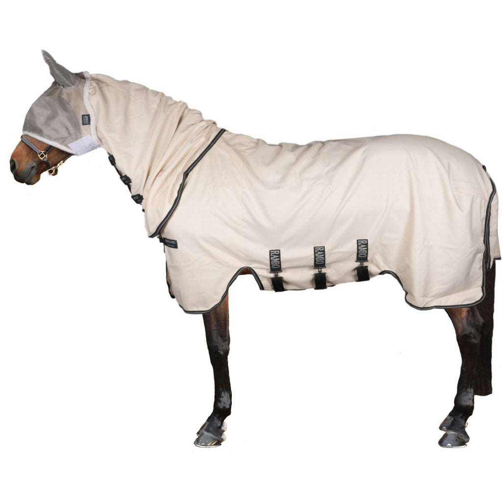 Rambo Pull col Hoodie Pony Craie/Vert chasseur/Argent