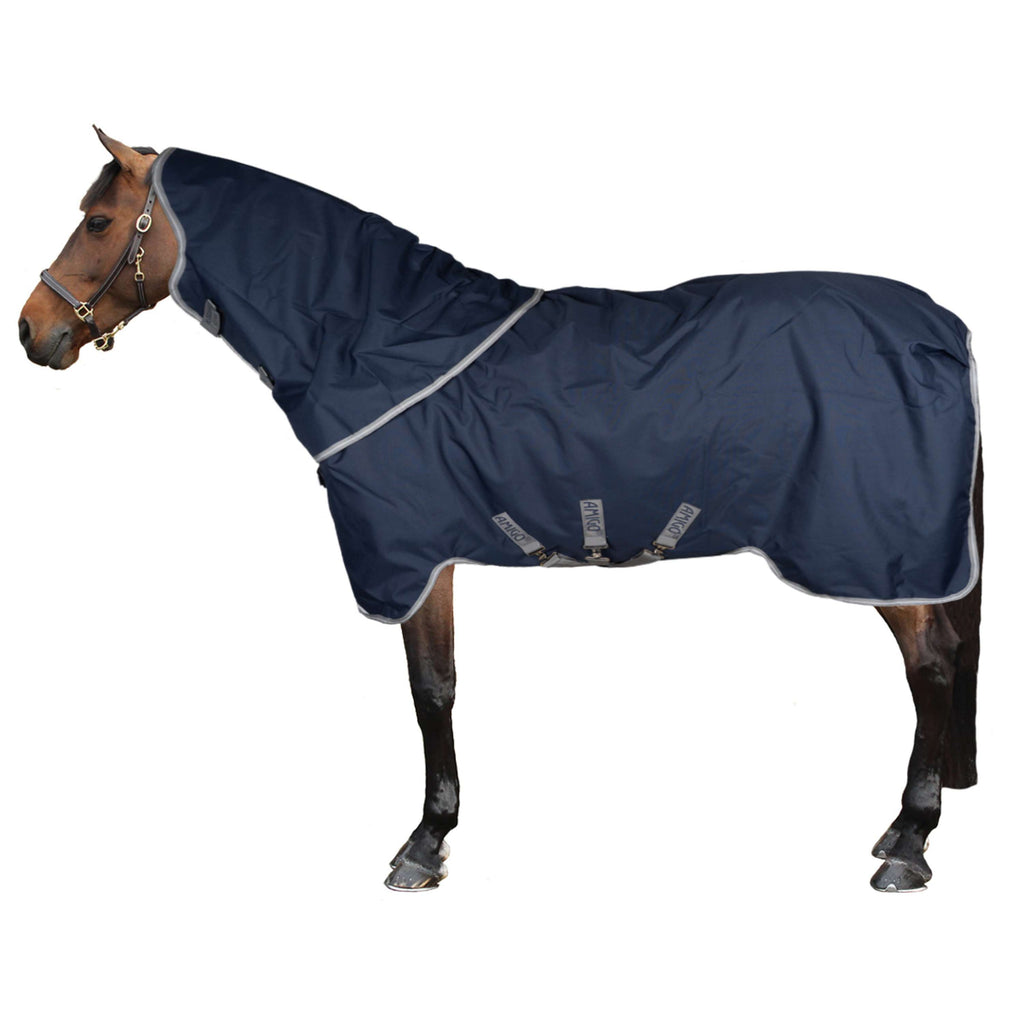 Amigo Turnout Rug FieldSafe Plus 1200D 250g Navy/Titanium Grey/Silver