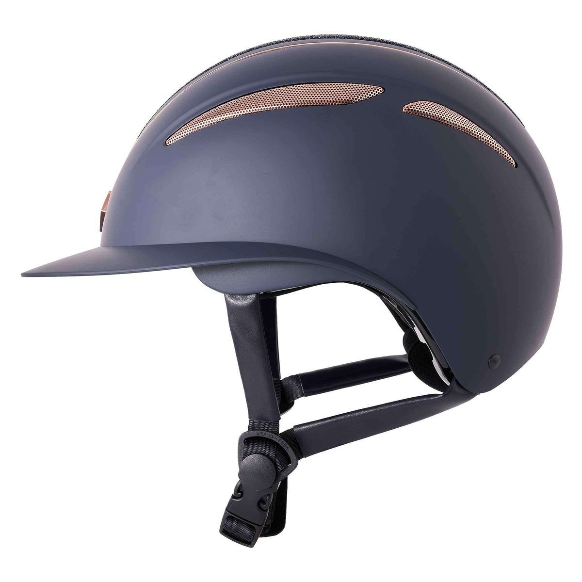 Imperial Riding Bombe IRHOlania Deluxe Big Visor Marine/Rosegold