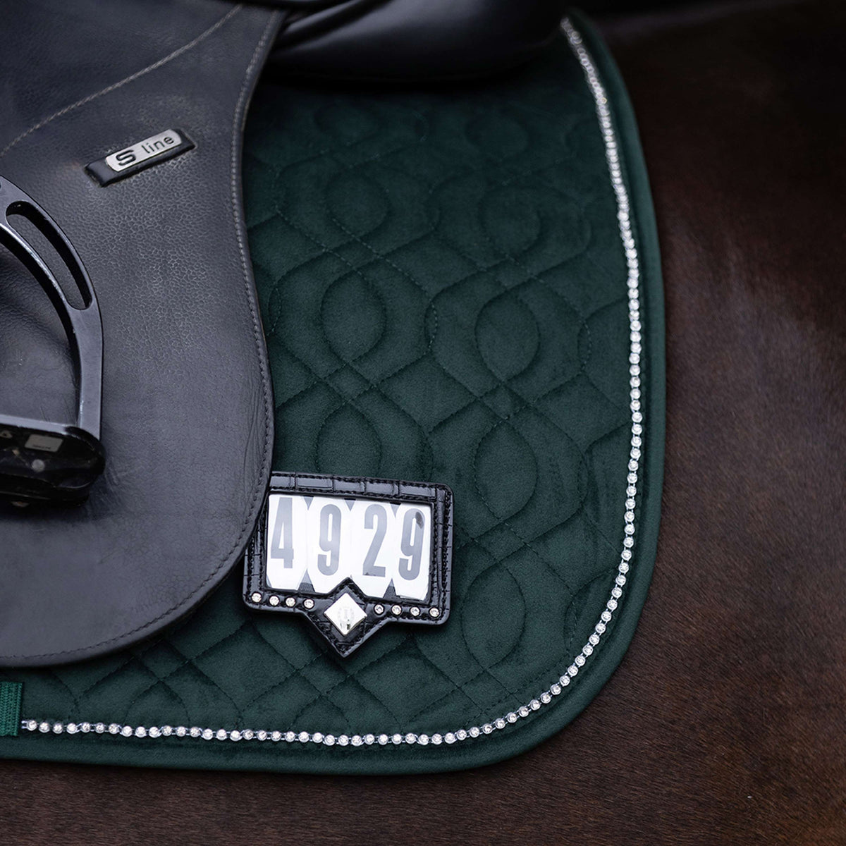 Imperial Riding Numéros de Concours IRHShow and Glow Black/Black Croco