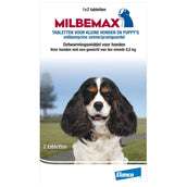 Milbemax Comprimé Vermifuge Chiot Petit 2 Comprimés