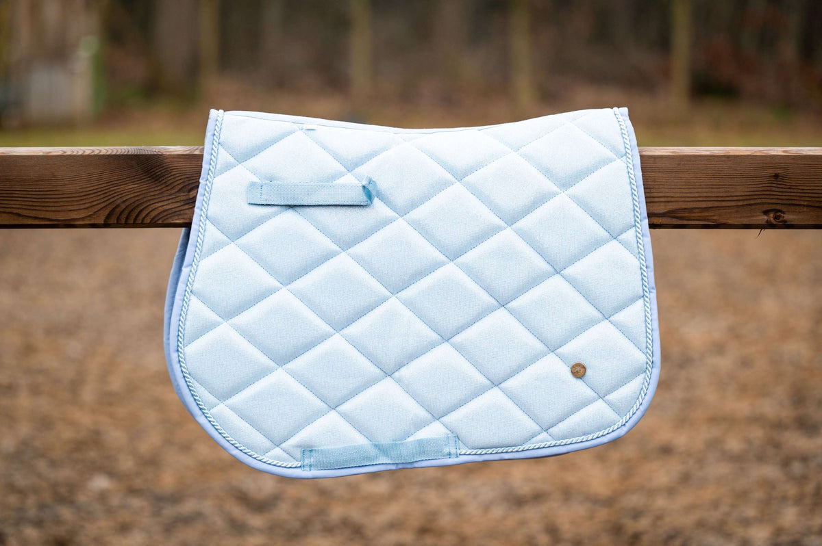 HB Tapis de Selle Spring Polyvalent Bleu clair